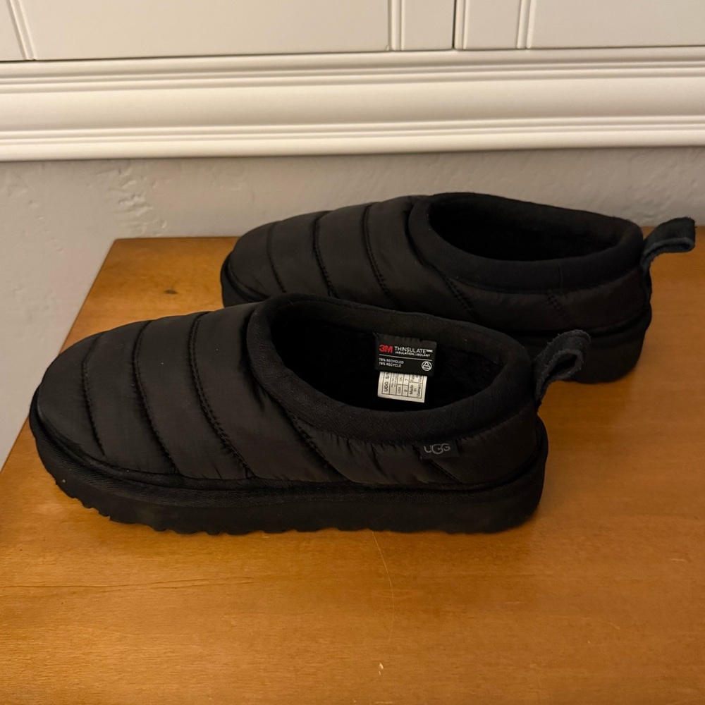 UGG Black Quilted Mules - Picture 2 of 6